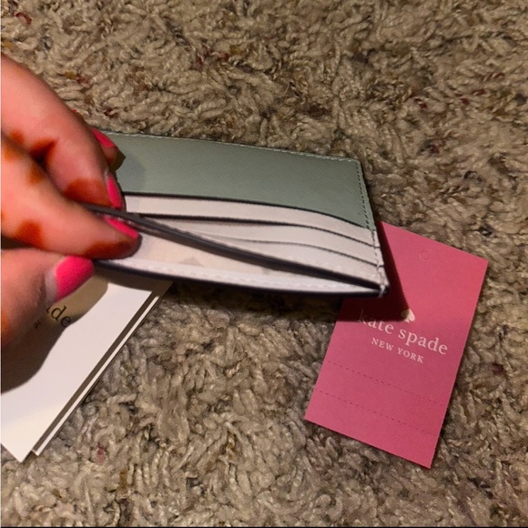 Kate spade ♠️ Tiffany blue and white wallet 🤍🩵 - Picture 6 of 8